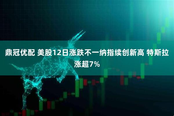 鼎冠优配 美股12日涨跌不一纳指续创新高 特斯拉涨超7%