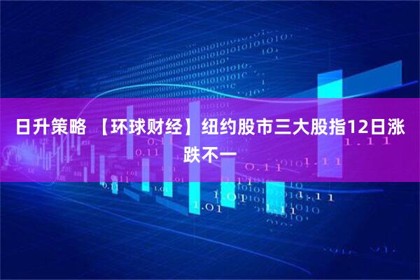 日升策略 【环球财经】纽约股市三大股指12日涨跌不一